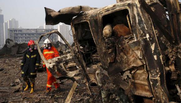 Tragedia en Tianjín: Hay 85 bomberos desaparecidos