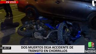 Chorrillos: dos personas fallecieron tras choque de moto con vehículo en la Av. Los Faisanes