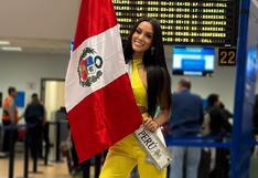 Camila Escribens viajó hacia El Salvador para representar a Perú en el Miss Universo 2023