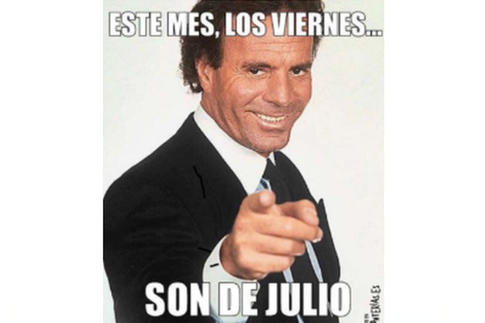 Julio Iglesias siempre se vuelve protagonista de memes en el mes de Julio. (Foto: Composición / Facebook)