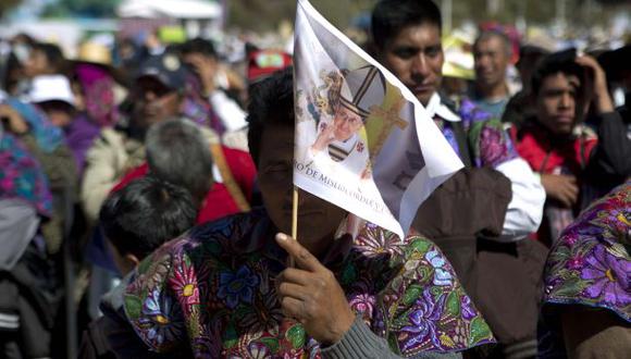 El papa Francisco reivindic&oacute; a los ind&iacute;genas en Chiapas, M&eacute;xico. (Foto: AP)