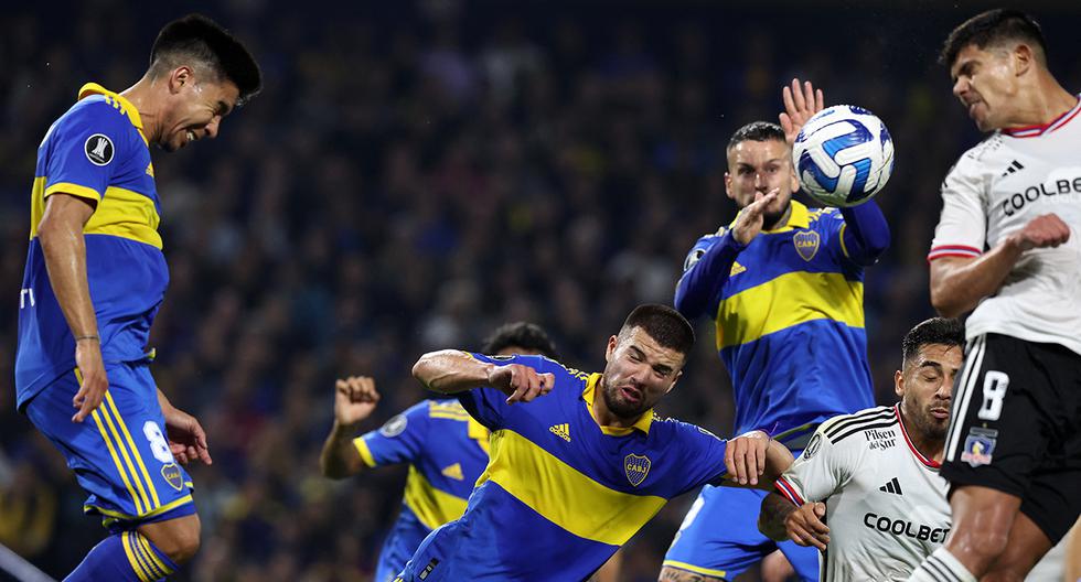 Con gol de arcelo Weigandt, Boca derrotó a Colo Colo por la penúltima jornada del Grupo F de la Copa Libertadores. Foto: AFP