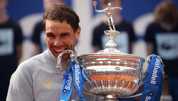 ¡Rafael Nadal ganó Conde de Godó! Derrotó a Tsitsipas y se consagró por undécima vez. (Foto: AFP)
