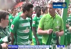 Claudio Pizarro recibió este gran detalle del Werder Bremen que demuestra que es ídolo