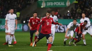 Bayern Múnich venció 2-1 a Rodinghausen por la segunda fase de la Copa Alemana