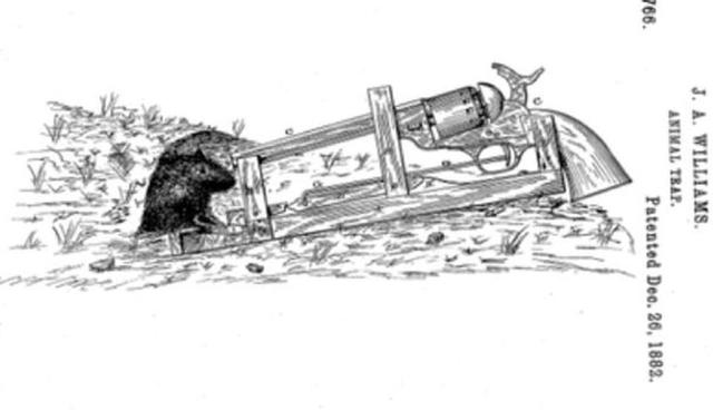 La trampapistola mata ratones (1882)