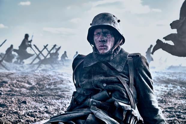 Felix Kammerer as Private Paul Bäumer in "All Quiet on the Western Front."  (Photo: Netflix)