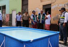Municipalidad de Lima retiró piscinas portátiles por obstruir calles en Barrios Altos | FOTOS 