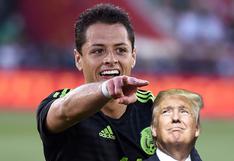 Chicharito Hernández arremete contra el muro de Donald Trump