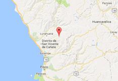 Sismo de 4,3 grados de magnitud se registró al sur de Lunahuaná