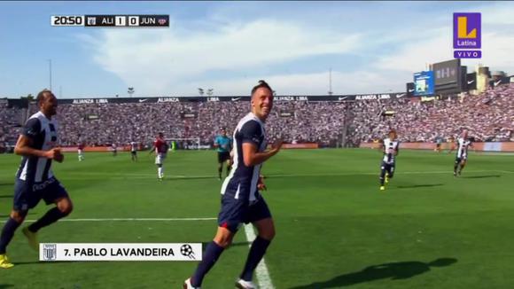 Pablo Lavandeira puso el 1-0 de Alianza Lima ante Junior. (Video: Latina)