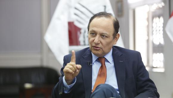 Walter Gutiérrez saludó la realización del referéndum. (Foto: El Comercio)