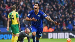 Leicester ganó 1-0 a Norwich y sigue puntero en Premier League
