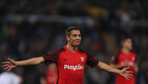 Lazio no pudo en el estadio Olímpico de Roma ante Sevilla y cayó por la mínima diferencia con anotación de Wissam Ben YedderCuenta. (Foto: Sevilla)