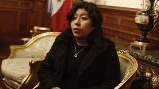 Ministra Chávez no retirará denuncia contra Alva y Chirinos “ni aunque se lo pida el Papa”