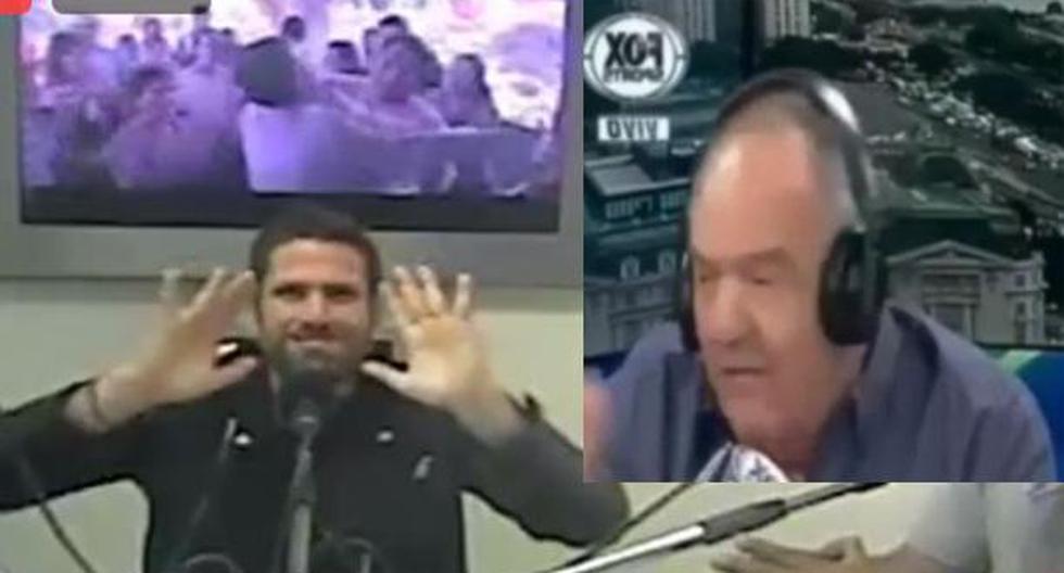 Paolo Guerrero fue insultado en Argentina y Paco Bazán se peleó con el periodista que le dijo \"falopero\" al capitán peruano. (Video: YouTube radio Ovación)