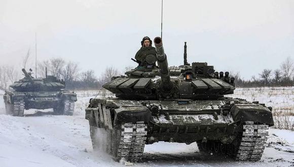 Tropas de Rusia que participan en maniobras militares cerca de Ucrania. (Reuters).