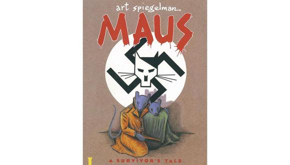 En esta portada proporcionada por Pantheon "Maus" una novela gráfica de Art Spiegelman. Un distrito escolar de Tennessee vetó el libro galardonado con el Pulitzer sobre el Holocausto por “lenguaje inapropiado” y una ilustración de una mujer desnuda. (Pantheon via AP)