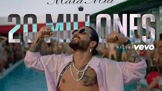 Maluma canta 'Mala mía' en YouTube Music