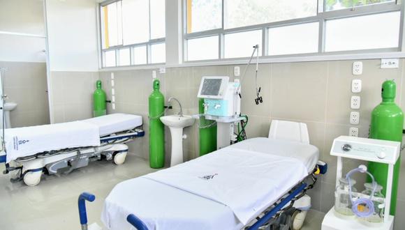 Prácticamente, las camas UCI del hospital Santa Rosa están vacíos. Desde el 30 de julio hasta ayer, jueves 26 de agosto, no se han registrado fallecidos por coronavirus en Madre de Dios. (Foto: Manuel Calloquispe)