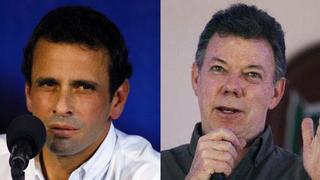 Henrique Capriles llegó a Colombia y se reunirá con Juan Manuel Santos
