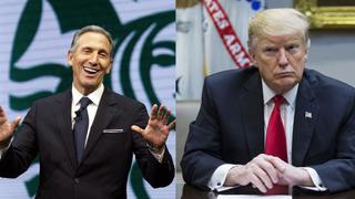 Howard Schultz, ex presidente de Starbucks, quiere quitarle el puesto a Trump en el 2020