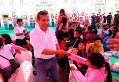 Ollanta Humala desea feliz Navidad a las familias peruanas