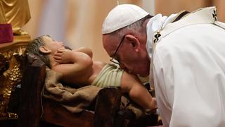 Así fue la Misa de Gallo oficiada por el papa Francisco