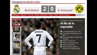 FOTOS: así lamentó la prensa española la eliminación del Real Madrid de la Champions League