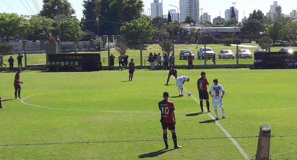 El peruano Diego Mayora destacó en el partido Colón de Santa Fe vs Patronato. (Foto: Captura)