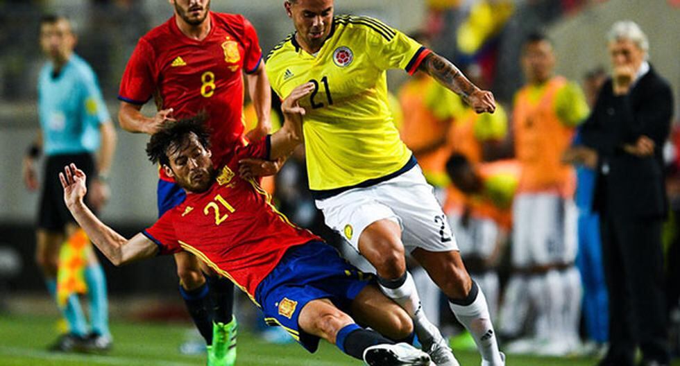 España y Colombia regalaron un entretenido partido amistoso FIFA en Murcia. (Foto: Getty Images)