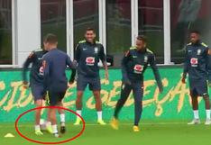 YouTube: espectacular huacha de Coutinho a Filipe Luis enloqueció a Neymar | VIDEO