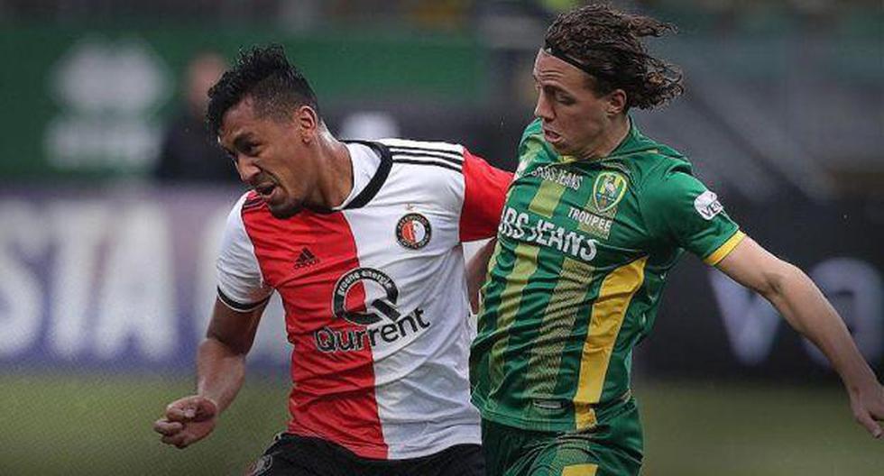 Renato Tapia fue titular y jugó todo el partido ante el Karlsruher. (Foto: Feyenoord)