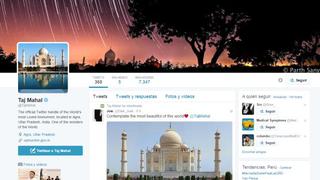 Taj Mahal: monumento al amor tiene cuenta propia en Twitter