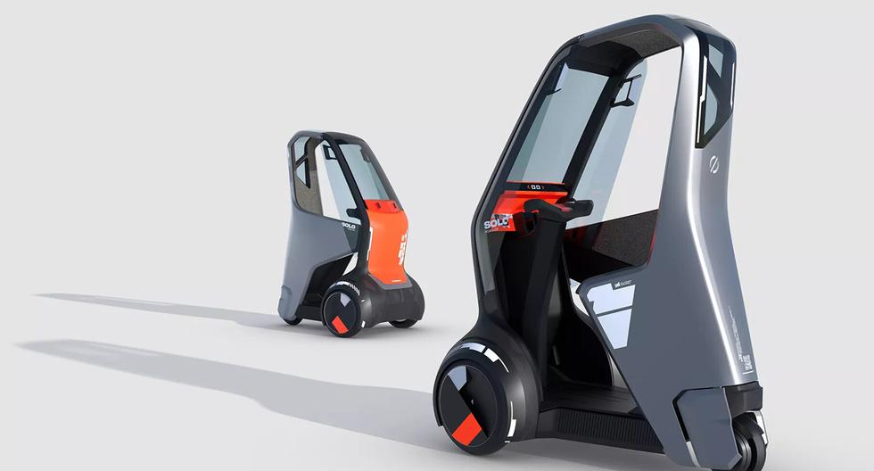 Mobilize Solo Concept, the three-wheel electric vehicle for a single person