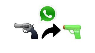 WhatsApp: por qué motivo se eliminó el emoji de la pistola