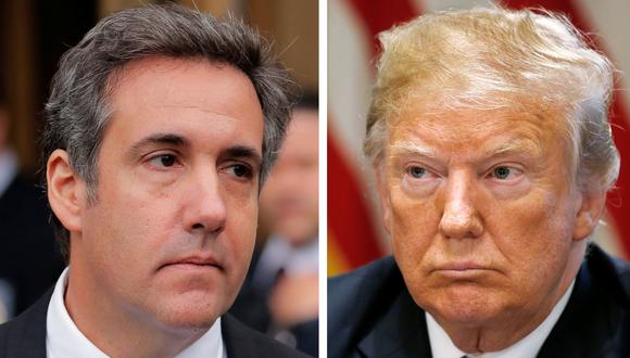 Michael Cohen: Donald Trump sugiere que su ex abogado vaya a prisión. (Reuters).