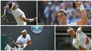 Rafael Nadal: las mejores postales de su debut con victoria en Wimbledon 2017