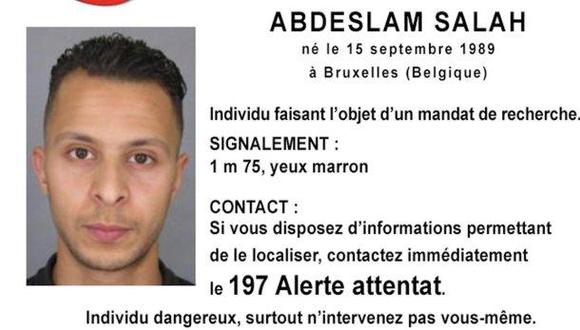 Bélgica admite que localizó a Salah Abdeslam, pero no lo detuvo