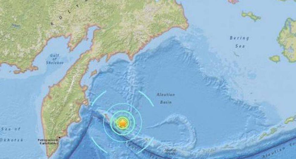 El sismo de 7,7 grados en el mar de Bering generó una alerta de tsunami que luego fue desactivada (USGS)
