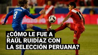 ¿Cómo le fue a Raúl Ruidíaz con la camiseta peruana?