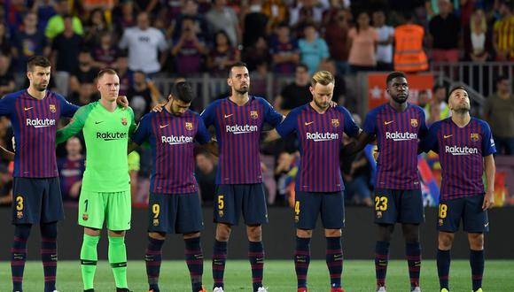 Un día después de la sorpresiva caída contra Leganés, Barcelona anunció la renovación de Sergio Busquets, pilar en el mediocampo culé. (Foto: AFP)