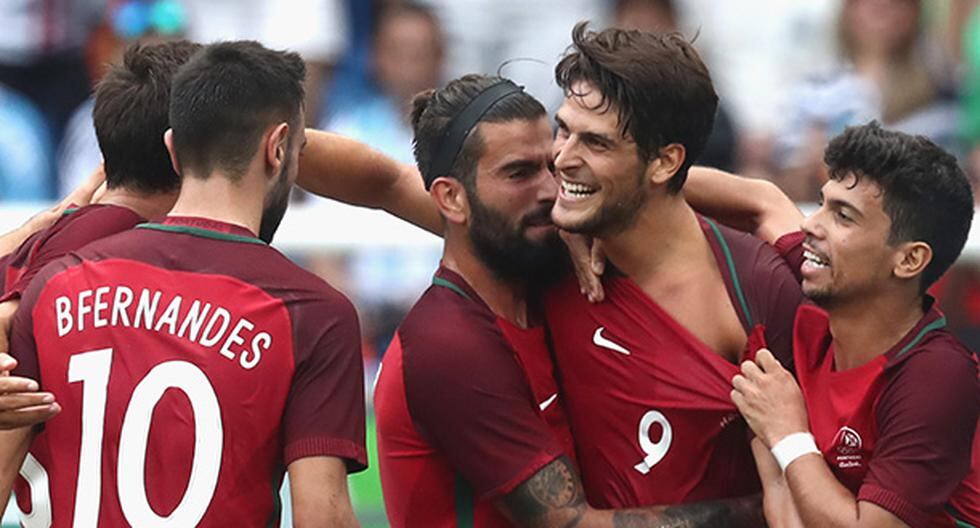 Portugal certificó su favoritismo en el Grupo D al vencer este domingo a Honduras por 2-1, para clasificar a los cuartos de final de Río 2016. (Foto: Getty Images)