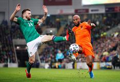 Holanda igualó 0-0 ante Irlanda del Norte y clasificó a la Euro luego de ocho años