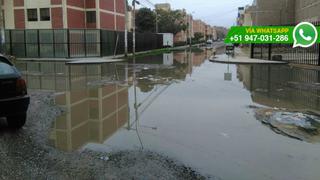 Chiclayo: así lucen las calles afectadas por aguas contaminadas
