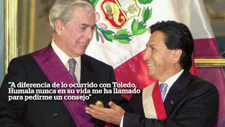 Las frases de Vargas Llosa sobre Alan, Keiko, Humala y Nadine
