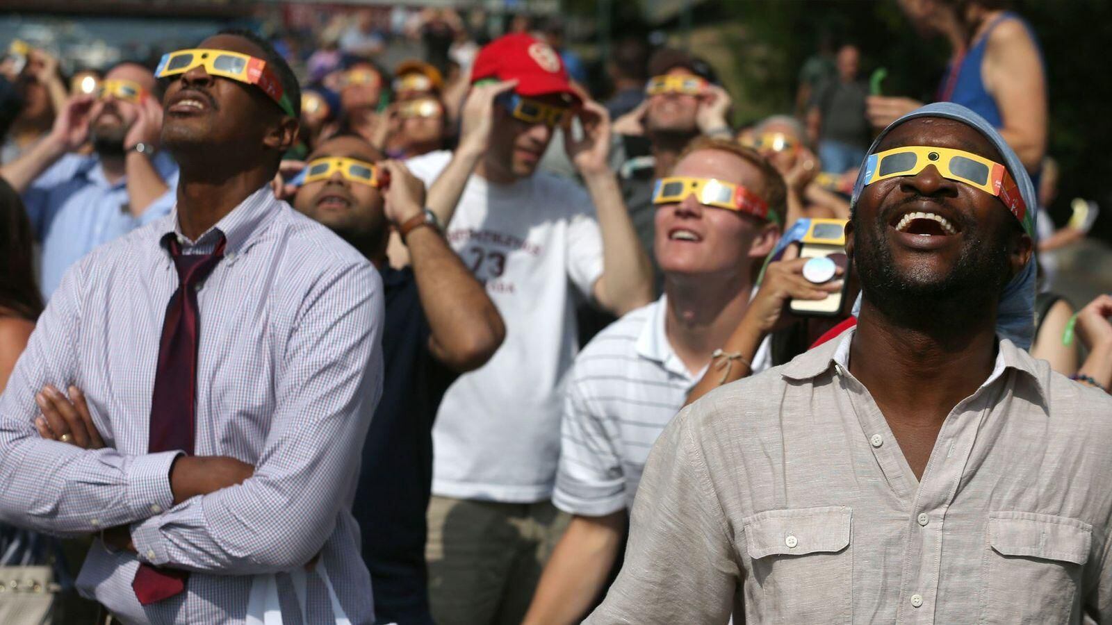 It is estimated that around 31 million people will be able to see the eclipse.  (GET IMAGES).