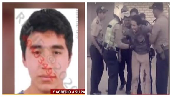 Giancarlo León Flores es acusado de amenazar a su pareja con un arma blanca y luego intentar autolesionarse en Carabayllo. (Captura: BDP)