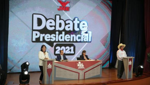 Pedro Castillo y Keiko Fujimori confrontaron propuestas diversas, entre ellas las referidas a lucha contra la corrupción. (Foto: Hugo Perez / GEC)