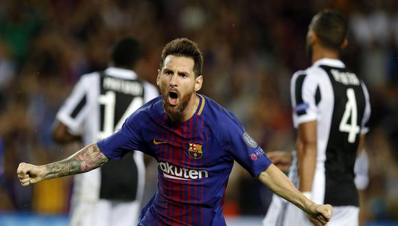 El astro argentino Lionel Messi fue el gran protagonista de la goleada por 3-0 sobre Juventus en el Camp Nou. Anotó dos goles y dio una asistencia de gol. (Foto: EFE)